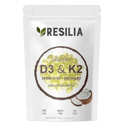 High-Potency Vitamin D3 & K2 Softgels