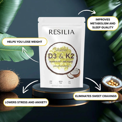 High-Potency Vitamin D3 & K2 Softgels
