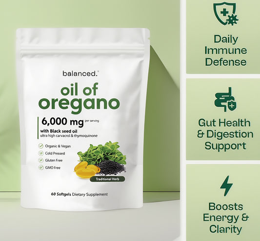 Oil Of Oregano Softgels - Less Brain Fog in 2 Weeks