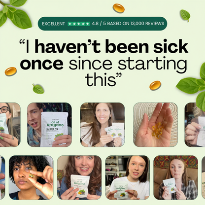 Oil Of Oregano Softgels - Less Brain Fog in 2 Weeks